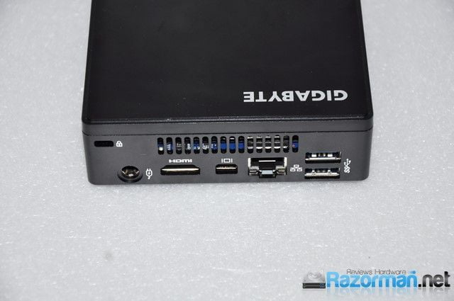 Mini PC GIGABYTE Brix GB-BXCE-3205 - Celeron, 4Go RAM, SSD 120Go - Bureau
