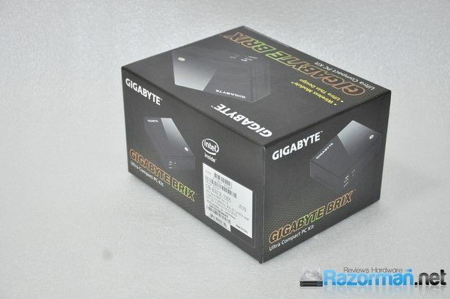Mini PC GIGABYTE Brix GB-BXCE-3205 - Celeron, 4Go RAM, SSD 120Go - Bureau