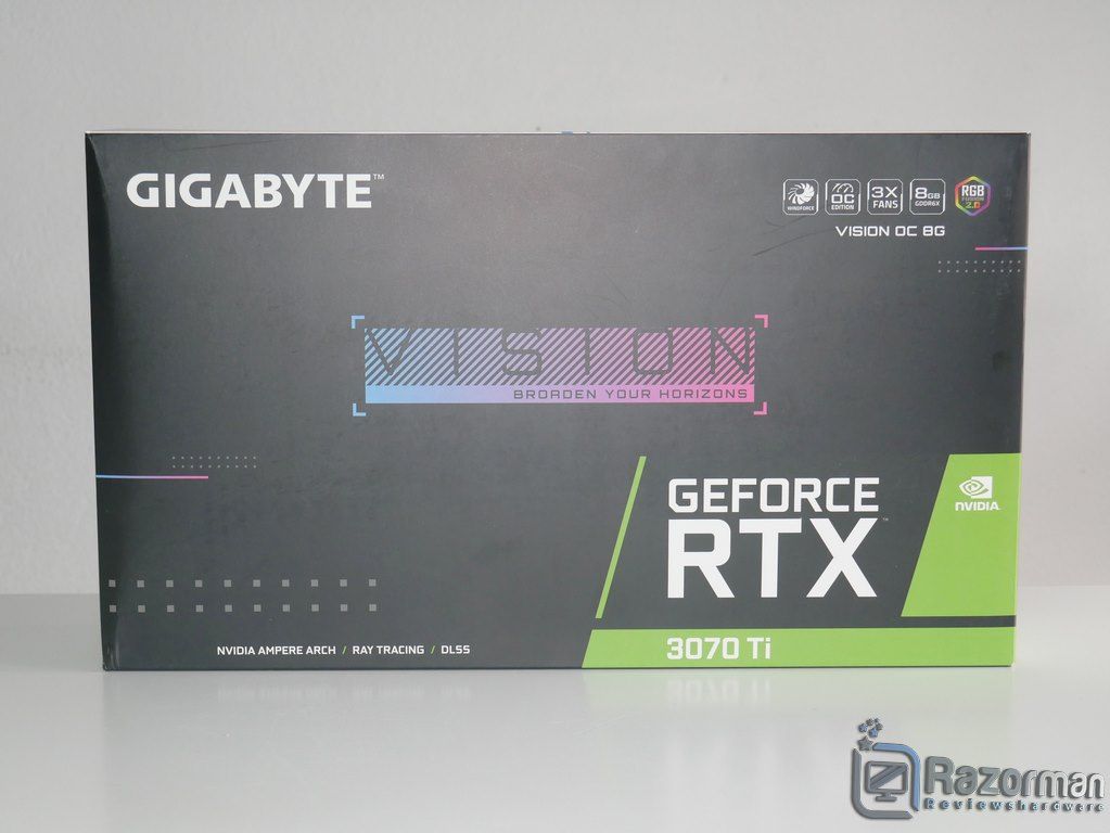 Review Gigabyte RTX 3070 TI VISION OC 8GB 3