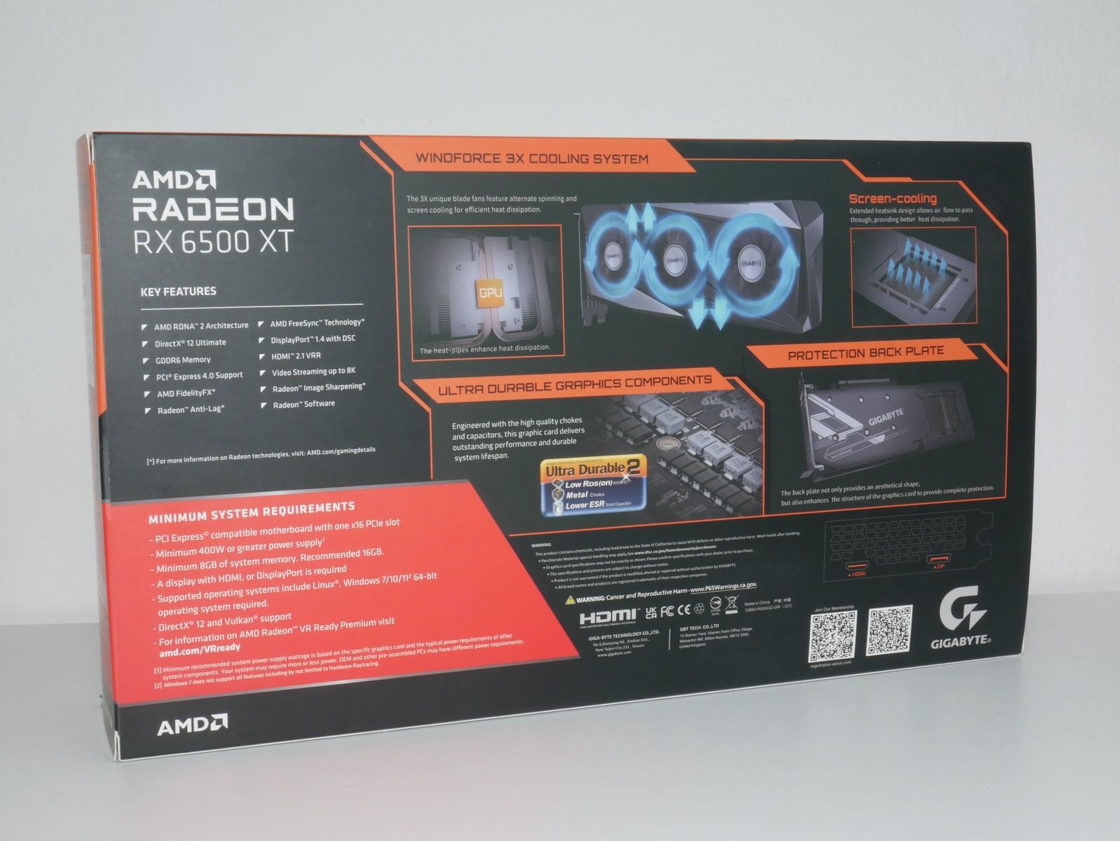 Review Gigabyte Radeon RX 6500 XT Gaming OC 4G 4