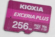 Review Kioxia Exceria Plus MicroSDXC UHS-I Card 256 GB 594