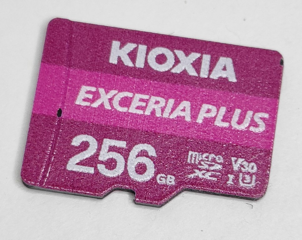 Review Kioxia Exceria Plus MicroSDXC UHS-I Card 256 GB 5