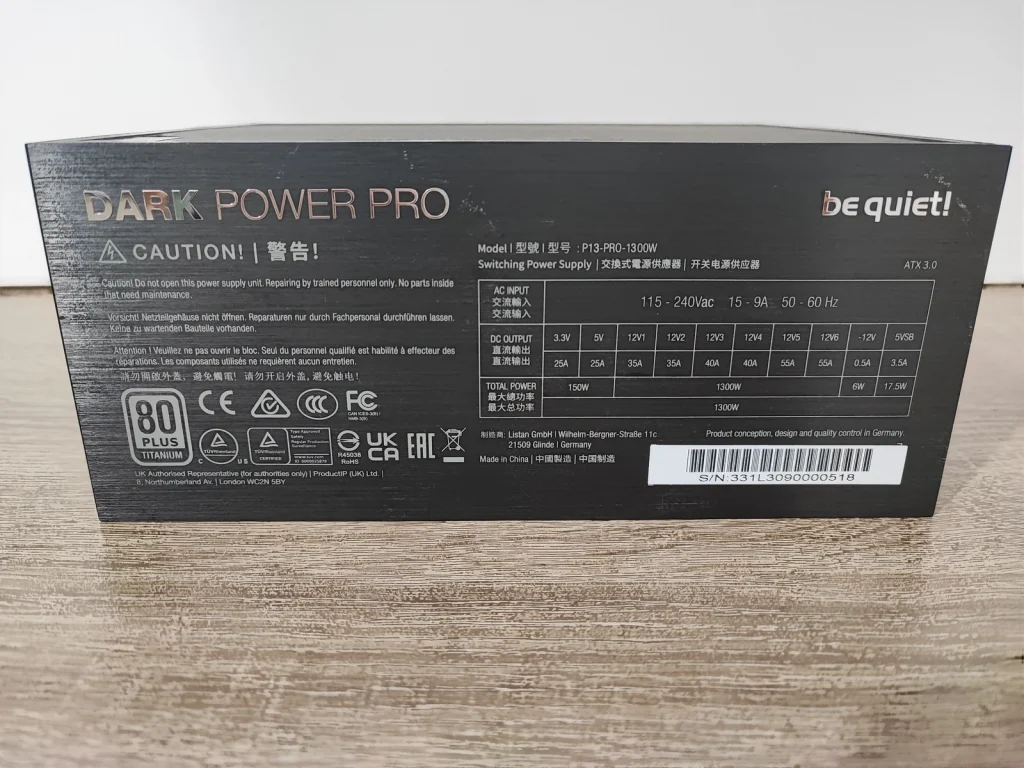 Review Be Quiet! Dark Power PRO 13 1300W 201