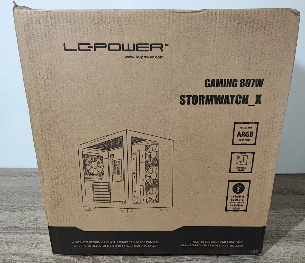 Review LC-Power Gaming 807W - Stormwatch_X 4