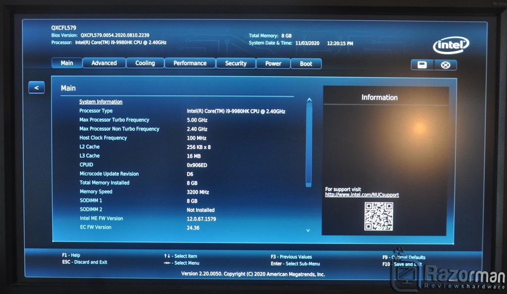 Review Intel NUC 9 Extreme NUC9i9QNX 30 Review Intel NUC 9 Extreme NUC9i9QNX 29