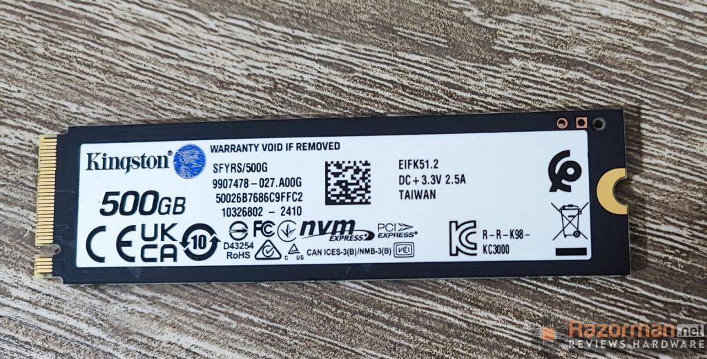 KINGSTON FURY RENEGADE PCIe 4.0 500GB KINGSTON FURY RENEGADE PCIe 4.0 500GB