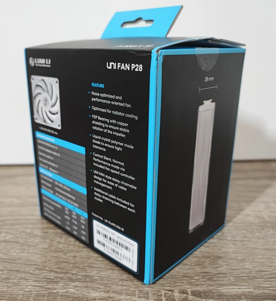 Review LIAN LI Uni Fan P28 5 Review LIAN LI Uni Fan P28 5