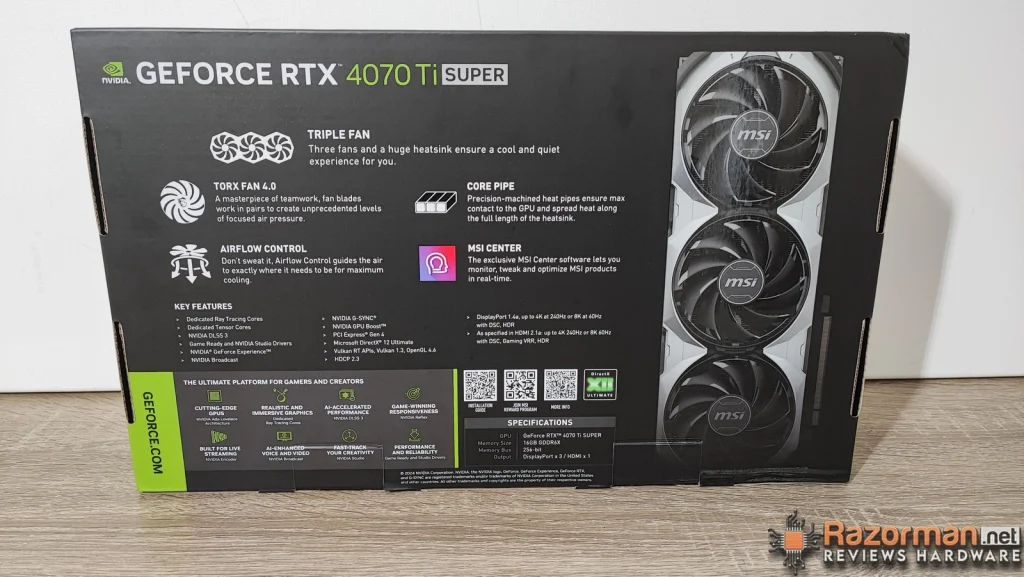 Review MSI Geforce RTX 4070 TI Super VENTUS 3X 5