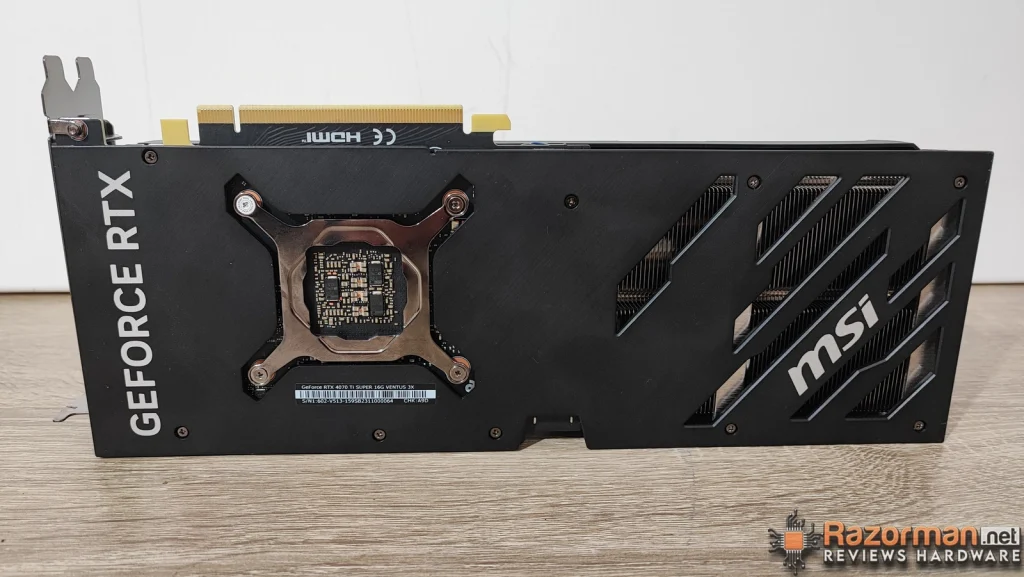 Review MSI Geforce RTX 4070 TI Super VENTUS 3X 16 Review MSI Geforce RTX 4070 TI Super VENTUS 3X 16