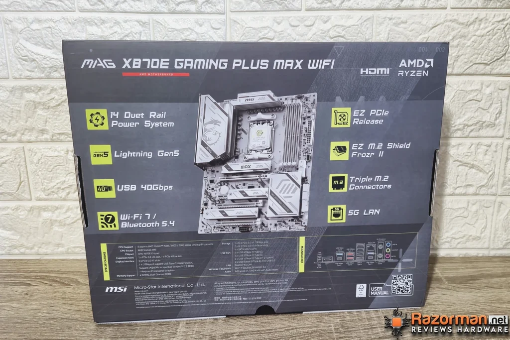 MSI MAG X870E GAMING PLUS MAX WIFI Review en Español MSI MAG X870E GAMING PLUS MAX WIFI Review en Español