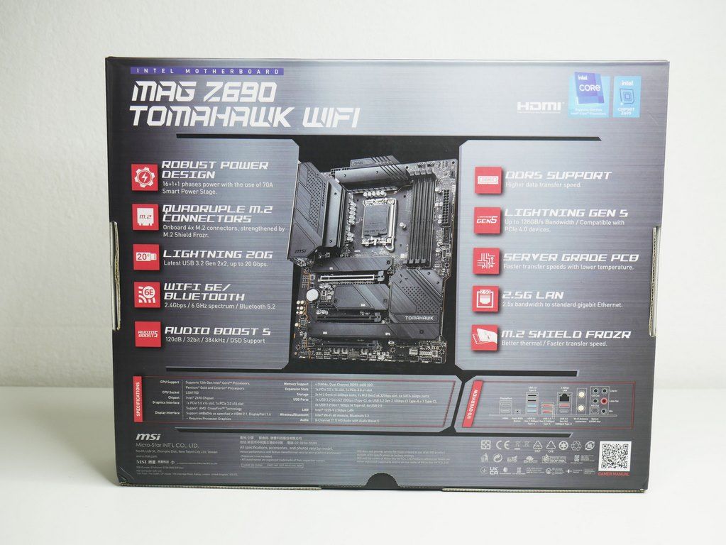 Review MSI MAG Z690 Tomahawk WiFi 4 Review MSI MAG Z690 Tomahawk WiFi 4