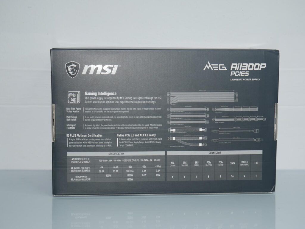 Review MSI MEG AI1300P PCIE5 25
