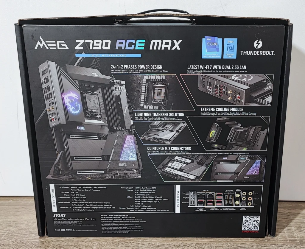Review MSI MEG Z790 ACE MAX 6