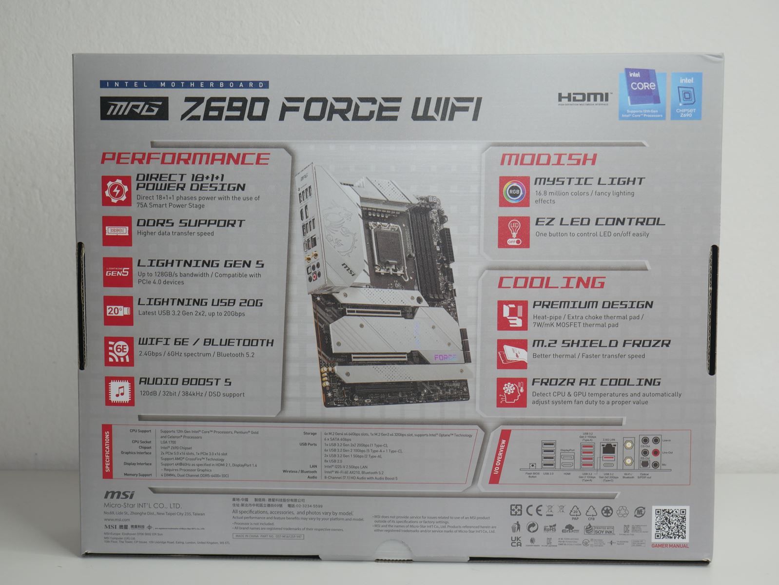 Review MSI MPG Z690 FORCE WIFI 24