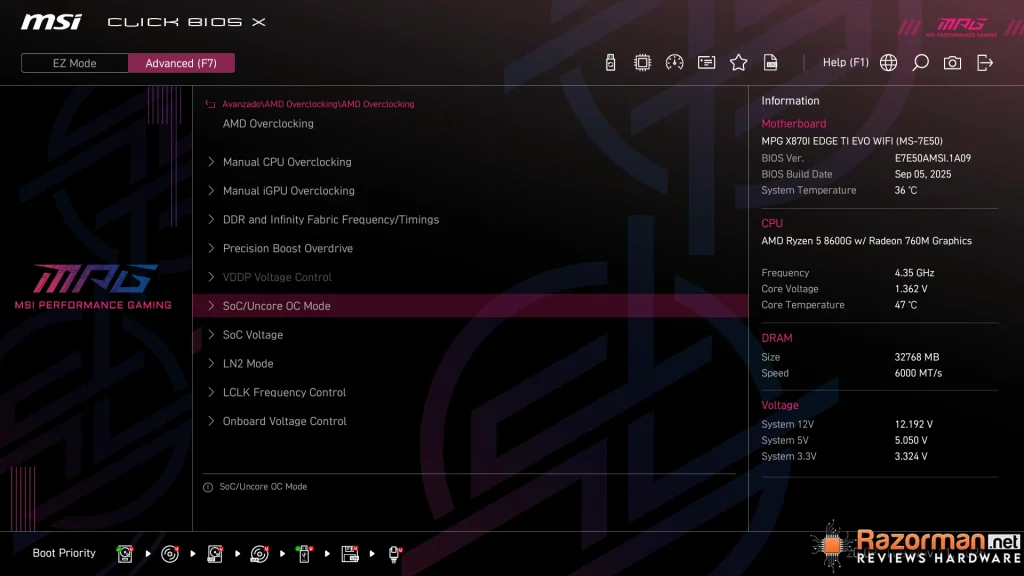 MSI MPG X870i EDGE TI EVO WIFI Review en Español 4 MSI MPG X870i EDGE TI EVO WIFI Review en Español 1