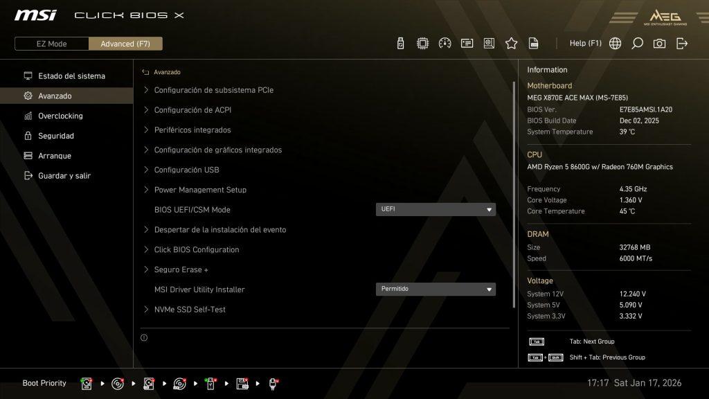 MSI MEG X870E ACE MAX MSI MEG X870E ACE MAX