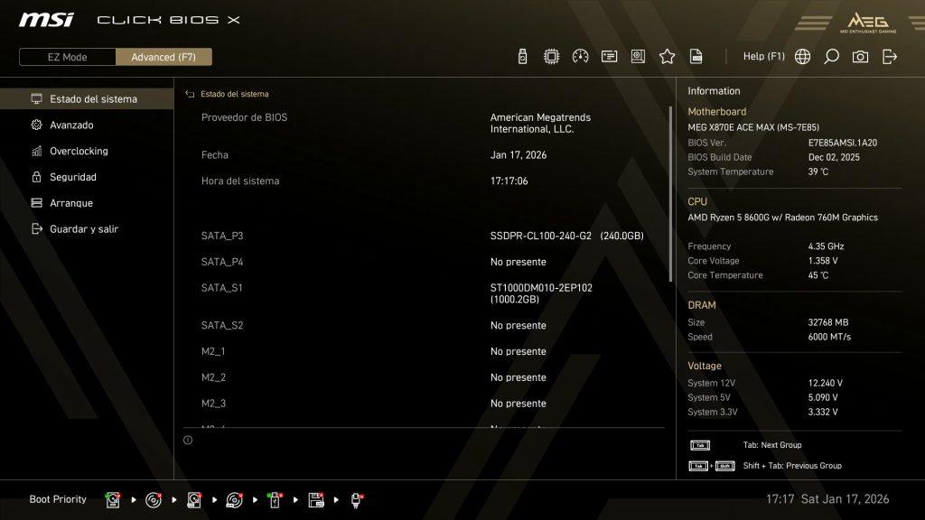 MSI MEG X870E ACE MAX MSI MEG X870E ACE MAX