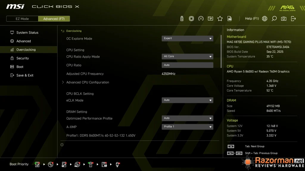 MSI MAG X870E GAMING PLUS MAX WIFI Review en Español MSI MAG X870E GAMING PLUS MAX WIFI Review en Español