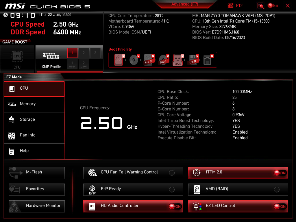 Review MSI Z790 Tomahawk WIFI DDR5 28 Review MSI Z790 Tomahawk WIFI DDR5 28