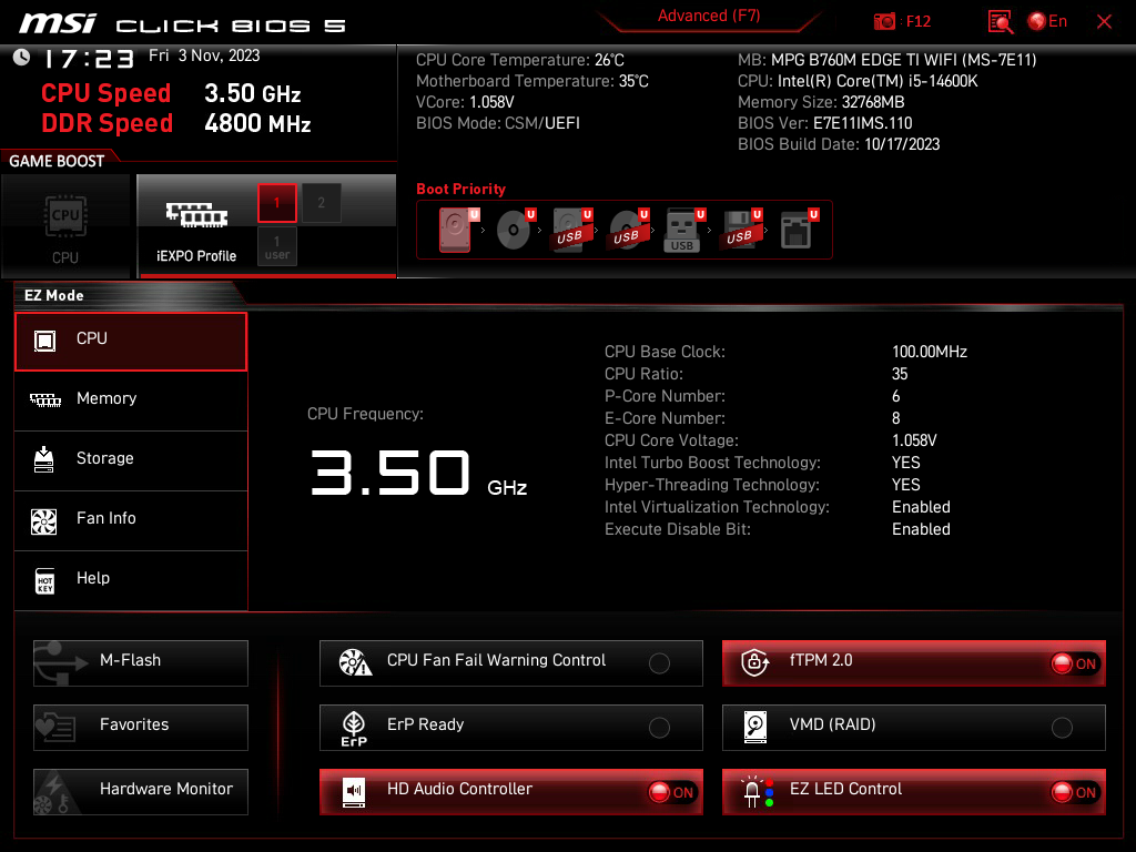 Review MSI MPG B760M EDGE TI WIFI 34