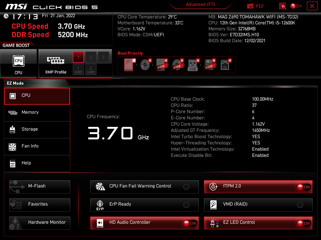 Review MSI MAG Z690 Tomahawk WiFi 24 Review MSI MAG Z690 Tomahawk WiFi 24