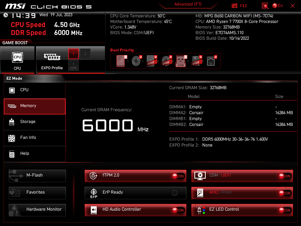 Review MSI MPG B650 CARBON WIFI 39 Review MSI MPG B650 CARBON WIFI 39