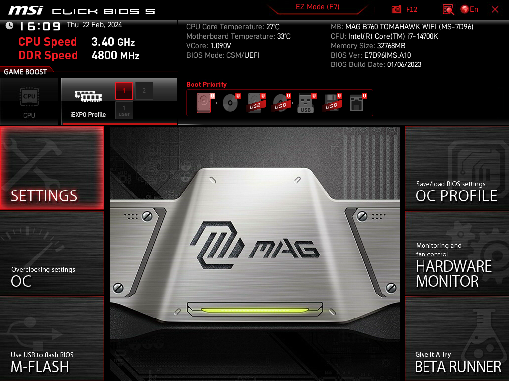 Review MSI MAG B760 Tomahawk Wifi 29 Review MSI MAG B760 Tomahawk Wifi 29