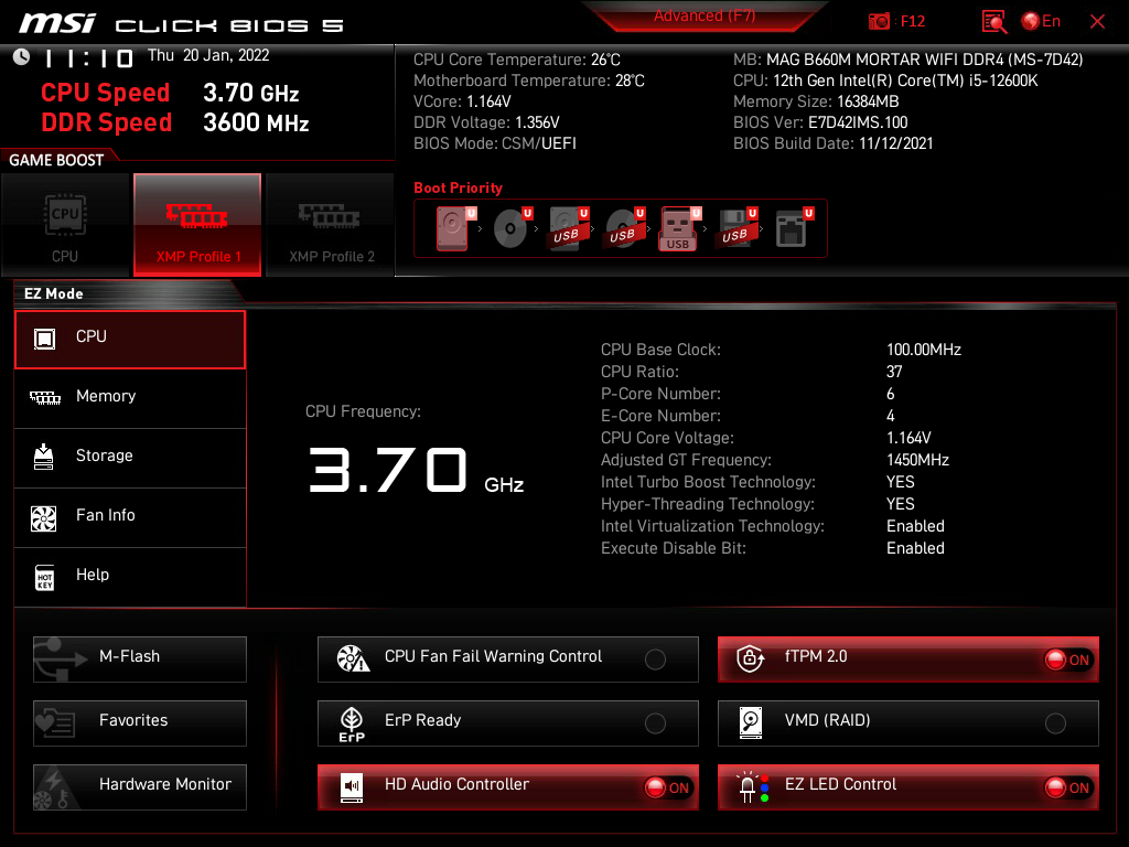 Review MSI MAG B660M MORTAR WiFi DDR4 23 Review MSI MAG B660M MORTAR WiFi DDR4 22