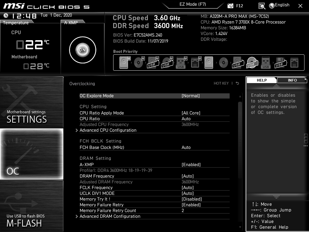 Review MSI A320M- A PRO MAX 24