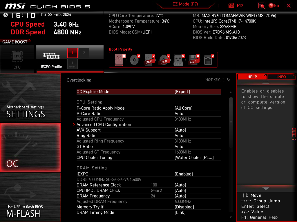Review MSI MAG B760 Tomahawk Wifi 30 Review MSI MAG B760 Tomahawk Wifi 30