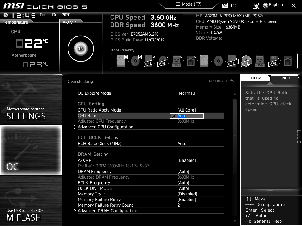 Review MSI A320M- A PRO MAX 25