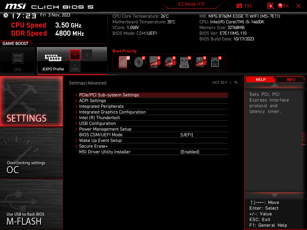 Review MSI MPG B760M EDGE TI WIFI 37