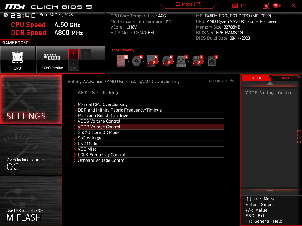 Review MSI B650M Project Zero 45 Review MSI B650M Project Zero 45