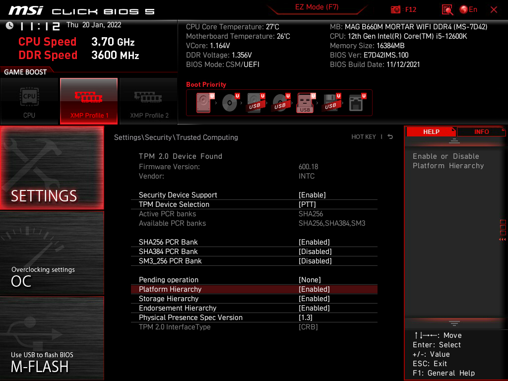 Review MSI MAG B660M MORTAR WiFi DDR4 27