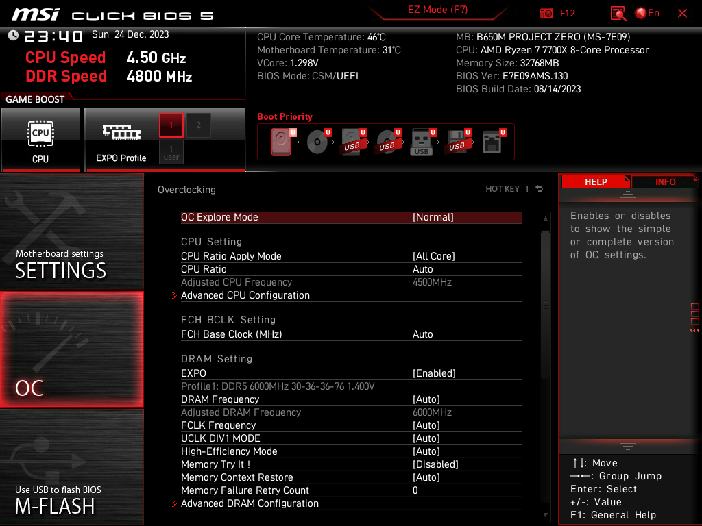 Review MSI B650M Project Zero 47 Review MSI B650M Project Zero 47