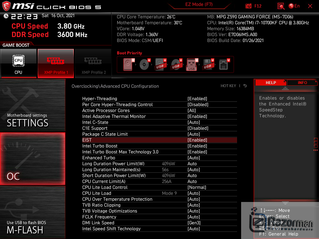 Review MSI MPG Z590 Gaming Force 32