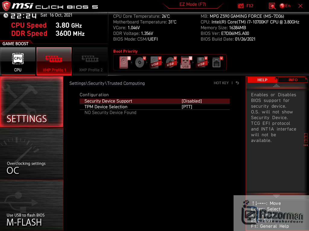 Review MSI MPG Z590 Gaming Force 33