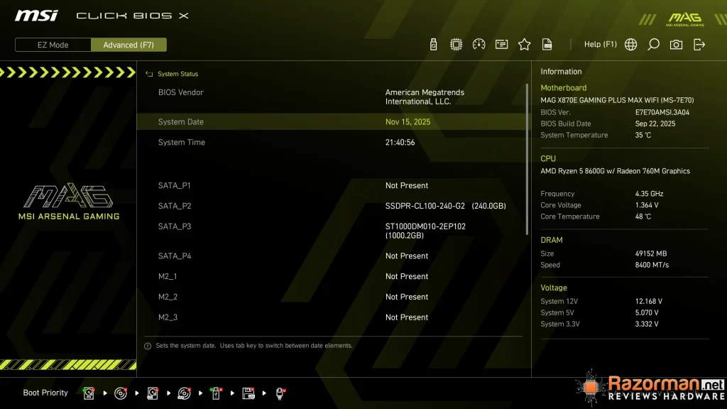 MSI MAG X870E GAMING PLUS MAX WIFI Review en Español MSI MAG X870E GAMING PLUS MAX WIFI Review en Español