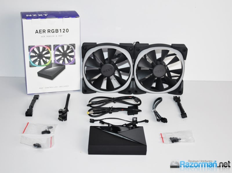 Review NZXT AER RGB120 + HUE 10