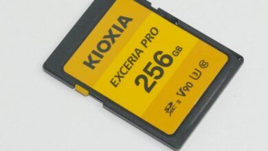 Review Kioxia Exceria PRO SDXC UHS-II Card 256 GB 409