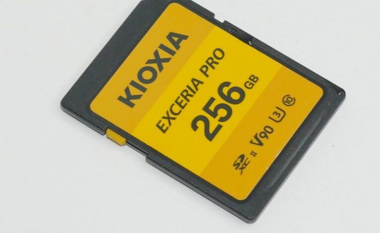 Review Kioxia Exceria PRO SDXC UHS-II Card 256 GB 1