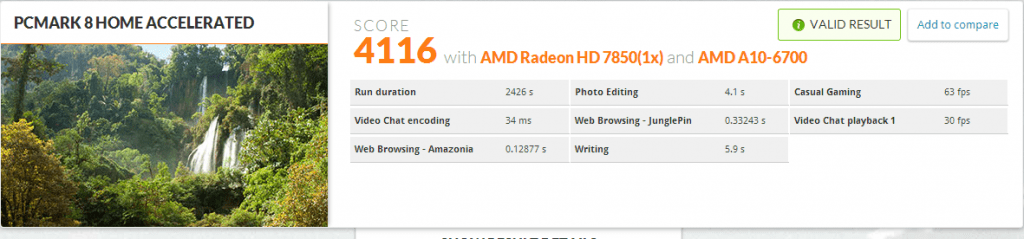 Review AMD A10-6700 16 PCMark 8 -Radeon