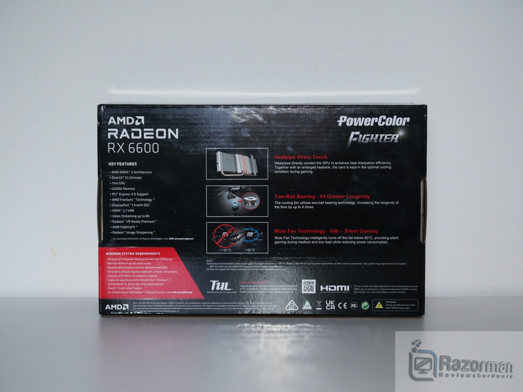 Review PowerColor Fighter Radeon RX 6600 23