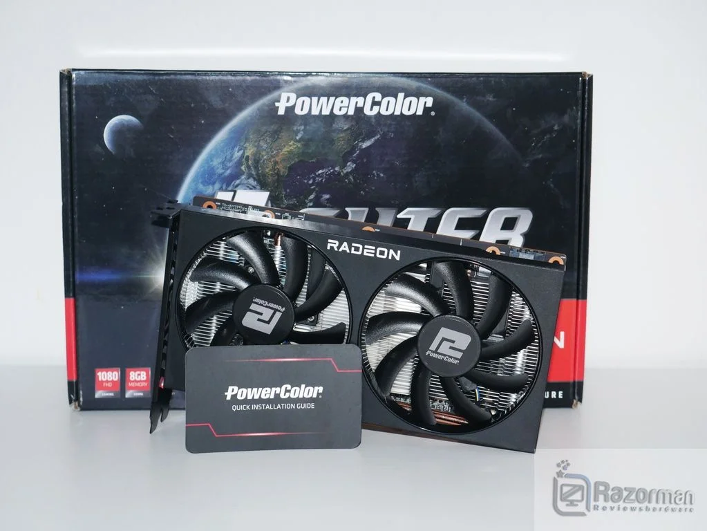 Review PowerColor Fighter Radeon RX 6600 - Razorman.net , Reviews Hardware