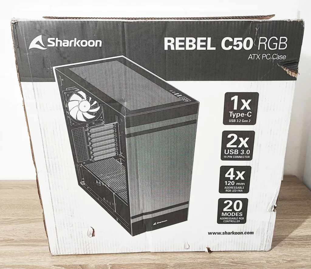 Review Sharkoon Rebel C50 RGB 4