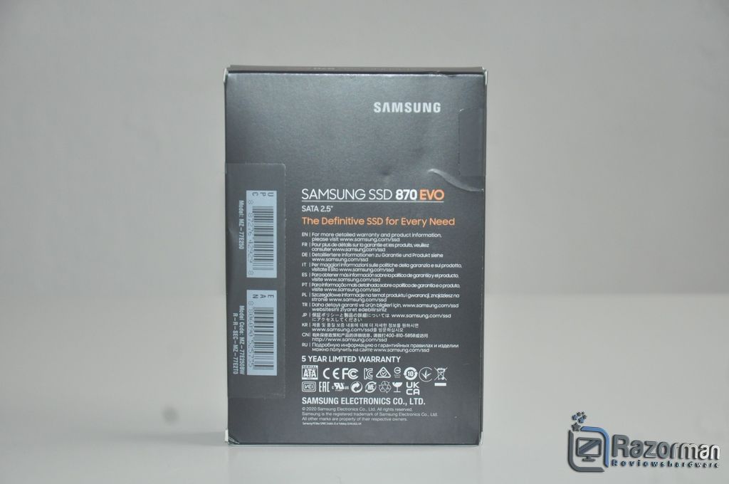 Review Samsung 870 EVO 5