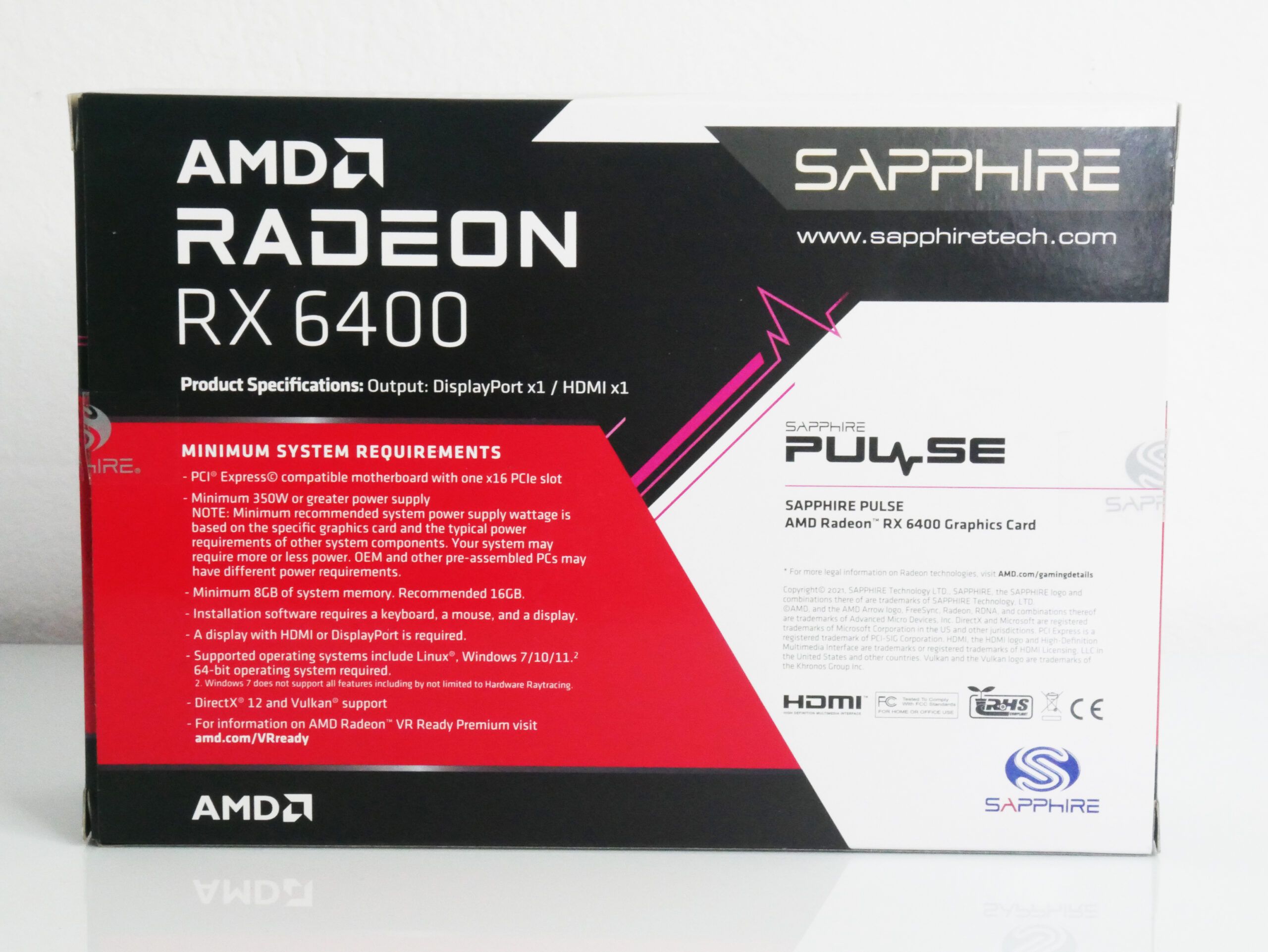 Review Sapphire Pulse AMD Radeon RX 6400 25