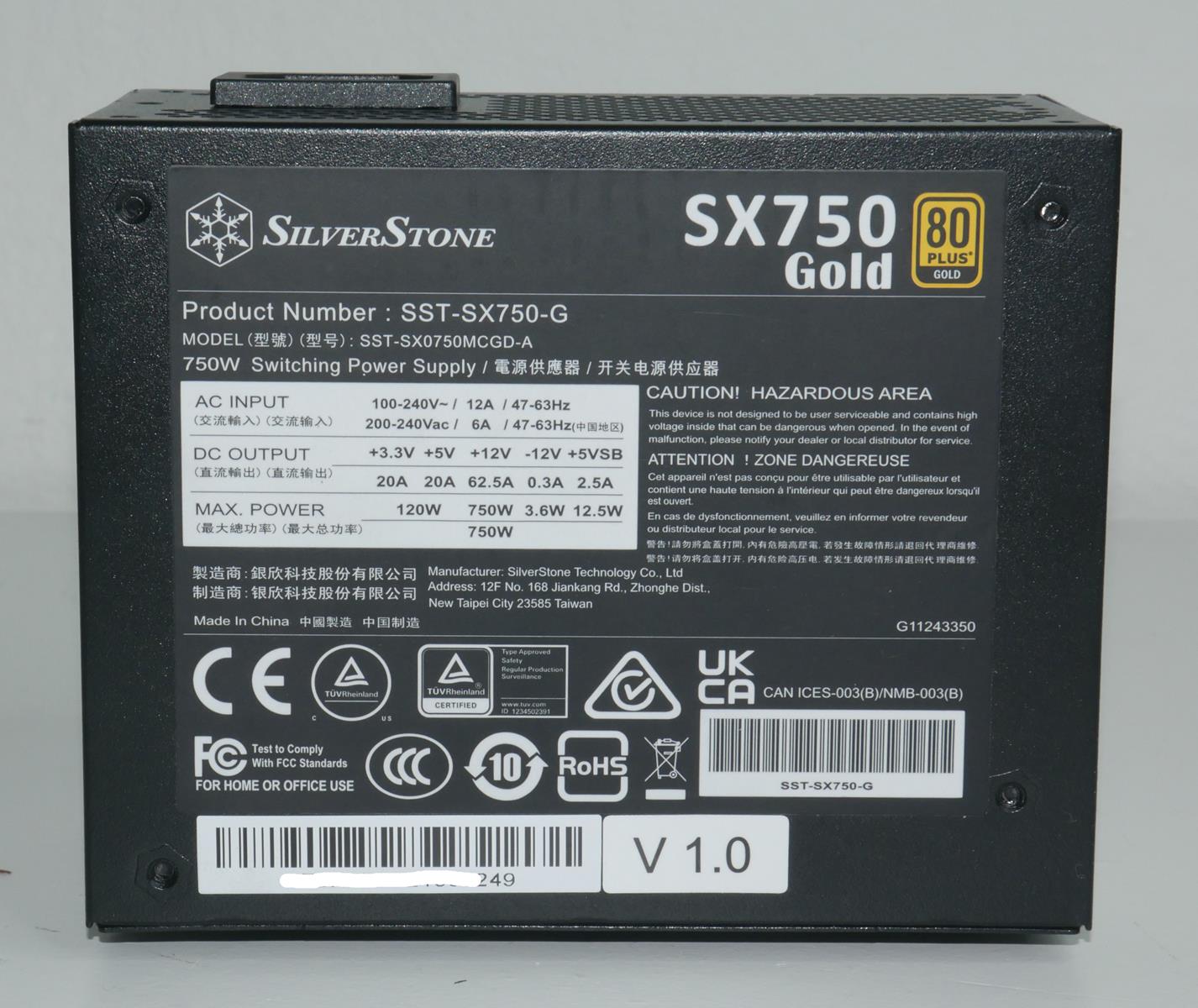 Review Silverstone SX750 Gold 11