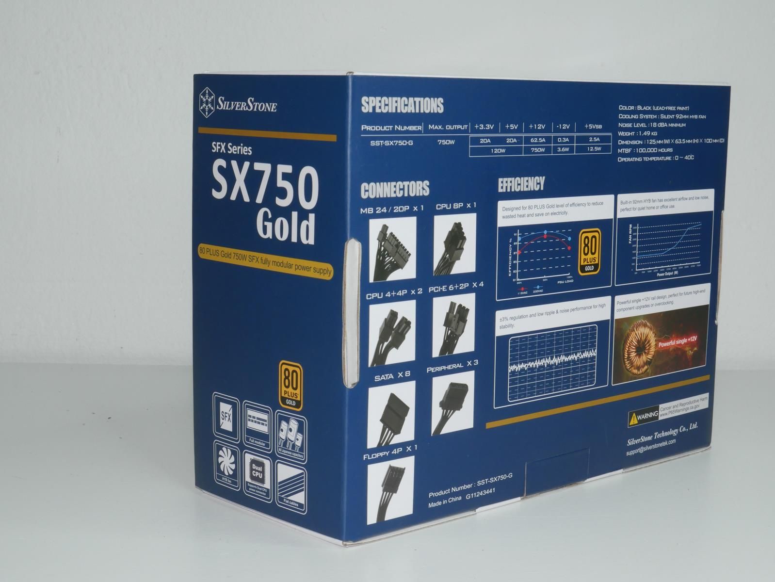 Review Silverstone SX750 Gold 4