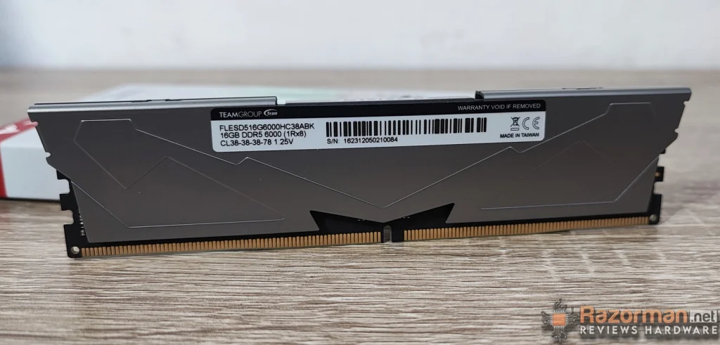 Review T-Force Vulcan ECO DDR5 6000 Mhz 9